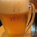 お好み焼ポン吉 - 生ビール