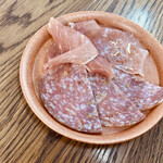 Assorted salami and Prosciutto