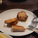 シュラスコレストラン FELIZ - ①ソーセージ ②鶏モモ⑩ポークスペアリブ