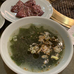 焼肉なんどう - ワカメスープ ハーフ