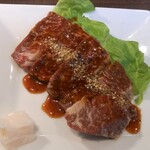 肉の醍醐 - ハラミ定食のお肉