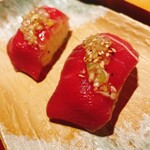 Zenseki Koshitsu Izakaya Kanade - 炙り肉寿司