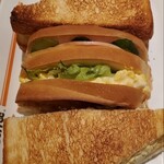 コメダ珈琲店 - ミックストースト真俯瞰