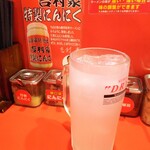 Yokohamaiekeisouhonzanyoshimurakechokkeitenramenuchidaya - レモンサワー