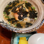 Sumibi Yakitori Yakikura - 焼きおに茶漬け・鮭で〆。また最高の晩更新ですー♪