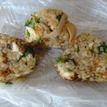 ぼうの - 翌朝は残ったご飯のお握りを