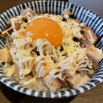 麺工房いなせ - ぶた玉ごはん