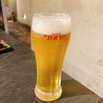 Yakiniku Dainingu Yaku - 生ビール　200円