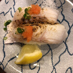 Meguru Toyamawan Sushi Tama - のどぐろあぶり 660円