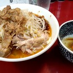 ジラフ - 小味噌ラーメン950円＋KABAYAKI100円