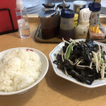 テンホウ - きくらげ炒め＆ライス～☆