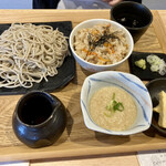 手打ちそば こころ - とり五目ご飯セット