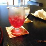 料亭 冨茂登 - 紫蘇のジュース