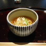 料亭 冨茂登 - 鴨饂飩　素晴らしいお味