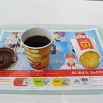 McDonald's - プレミアムブレンドコーヒーとハッシュポテト