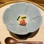 温石 - 落花生豆腐　無花果