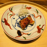 温石 - 焼物:金目鯛　添えの玉葱ソースもキンメにピッタリでした。