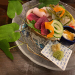 かもめ食堂 - 刺し身の盛合せ