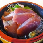 土浦魚市場 - カツオ刺し