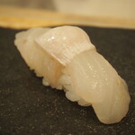 Sushi Tempura Itadaki - 頂寿司（平目）