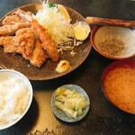 Tonkatsu Tonkichi - ミックスフライ定食