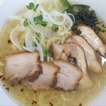 富白 - 鶏ぶた塩拉麺(大)