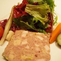 ルカンケ - パテ・ド・カンパーニュ　ギリシア風野菜のマリネ（1000円）
                