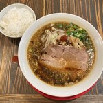 麺屋 ひしお - ひしおセット(紀州湯浅吟醸醤油ラーメン･ご飯)