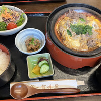 荒井屋 万國橋店 - 牛柳川風定食　1550円