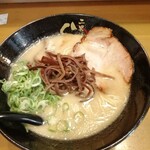 らーめん二男坊 - 豚骨ラーメン(670円)