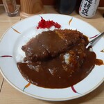 いっぴん定食 藤 - ロースカツカレー　普通盛