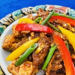 ホテルサンシャイン - 9月ランチフェア「揚げ豆腐と大豆ミートのちょい辛マーボー丼」