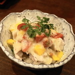 興 - 2013.4 ゆで豚とキノコの塩こうじドレッシング（400円）