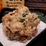 味奈登庵  - きのこのかき揚げ　結構カリカリ