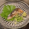 小さな居酒屋 濵 - 鯖の刺身