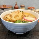 小諸そば - かき揚げそば玉子付き（480円）