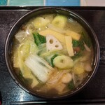 炎麻堂 - 野菜たっぷり湯麵￥900