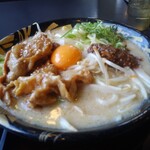 ハルピン 味噌らーめん 雷蔵 茅野本店 - 肉盛りたれ味噌らーめん