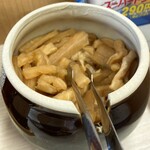かつや - この大根漬物が美味～