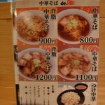 Dearu - 外の写真入看板メニューで、料理をチェックした。