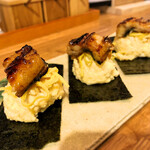 鶏料理 らんぷ - 名物！鰻のポテトサラダ( うなポテ )