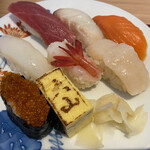 寿司と焼肉 銭函大山 - 料理写真:お寿司アップ