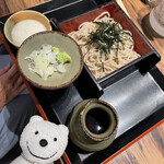 そば・ほうとう・郷土料理 信玄 - とろろそば Buckwheat Soba Noodles with Grated Yam at Soba Hoto Local Cuisine Shingen, Kofu！♪☆(*^o^*)