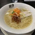 鶏そば 麺9 - 味玉塩鶏そば