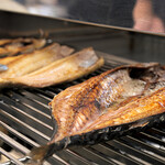 四日市ヒモノ食堂 - 料理写真:焼き台より