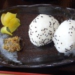 道の駅　いりひろせ - 「おにぎり２個セット」です(2013/4/14UP)