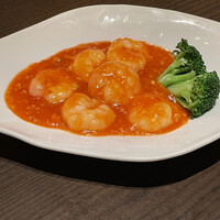 中国料理 吉珍樓 ルーセントタワー店 - 海老のチリソース
