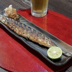つかふき屋 - 秋刀魚の塩焼き