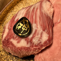 銀座 ちかみつ 並木通り - 神谷商店のハラミです。一週間ほどドライエージング
