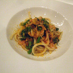 桜エビと菜の花のパスタ